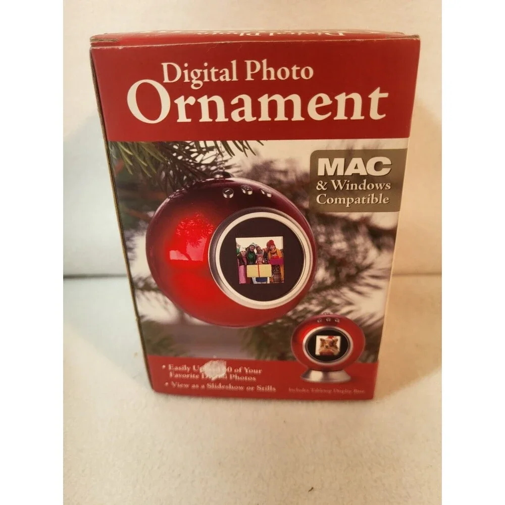 60 Digital Photo Picture Image Christmas Tree Ornament Mac & Windows Compatible
